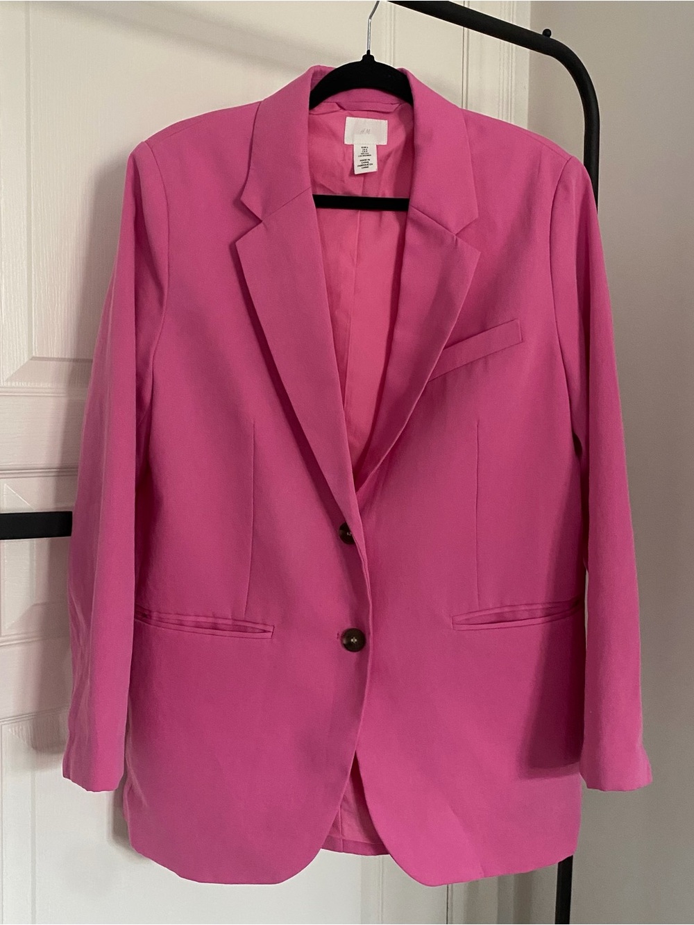 H&M Bright Pink Blazer w/ Pockets
